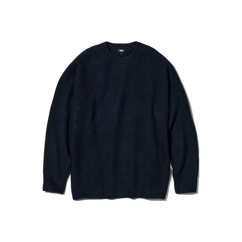 UNIQLO Sweaters Men Navy Blue-0