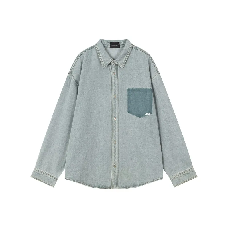 MIDDLE OF THE SKY Shirt Unisex Blue-0