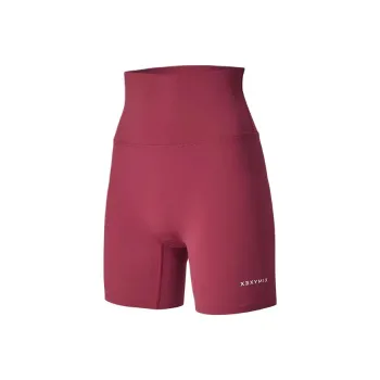 XEXYMIX Yoga Shorts Women's Rose Burgundy