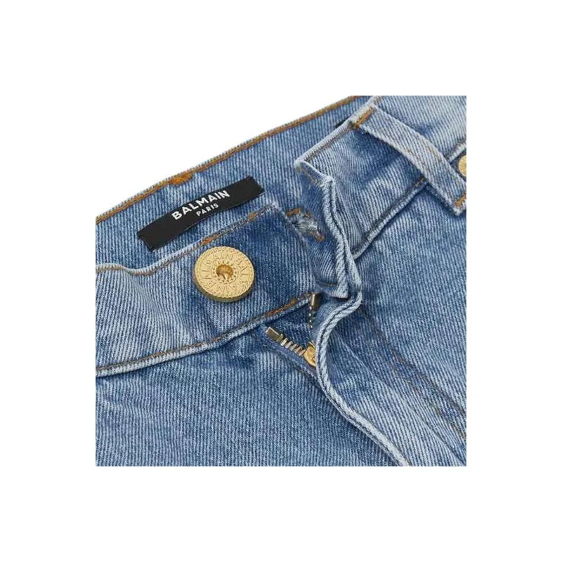 BALMAIN Jeans Women's Blue-5