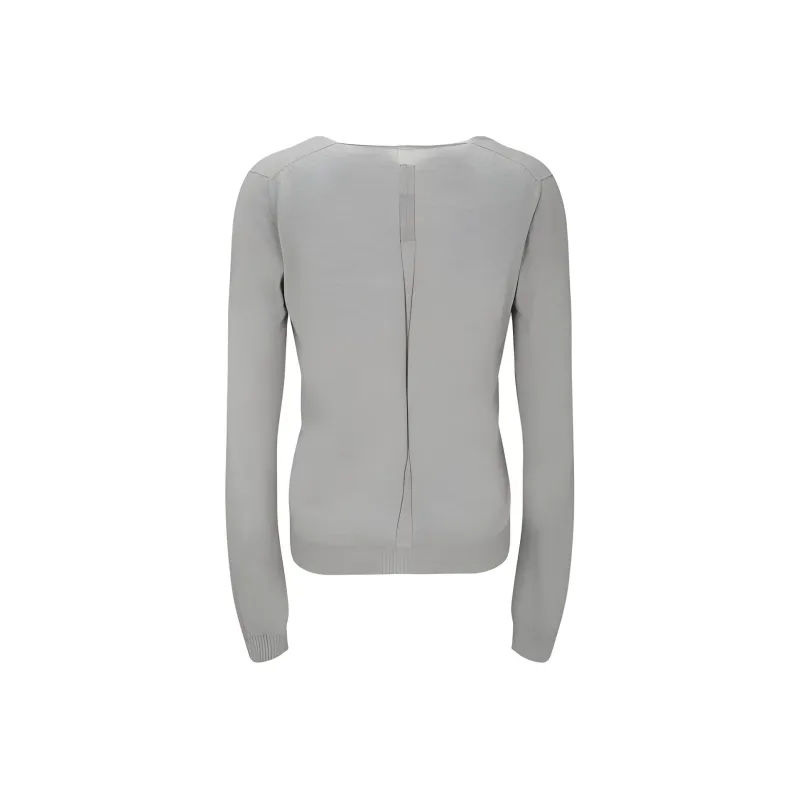 RICK OWENS V Neck Knitted Jumper-1