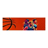 Size 28-Basketball Red[Cooling Sensation Quick Dry Sports Towel]