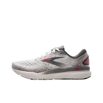 Brooks Ghost 16 Abrasion Resistant Breathable Moisture Wicking Low Top Running Shoes Women's Gray