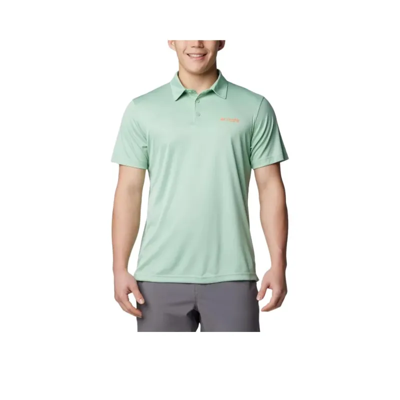 Columbia PFG Terminal Tackle™ Heather Polo Shirt Men's Mint Green-0