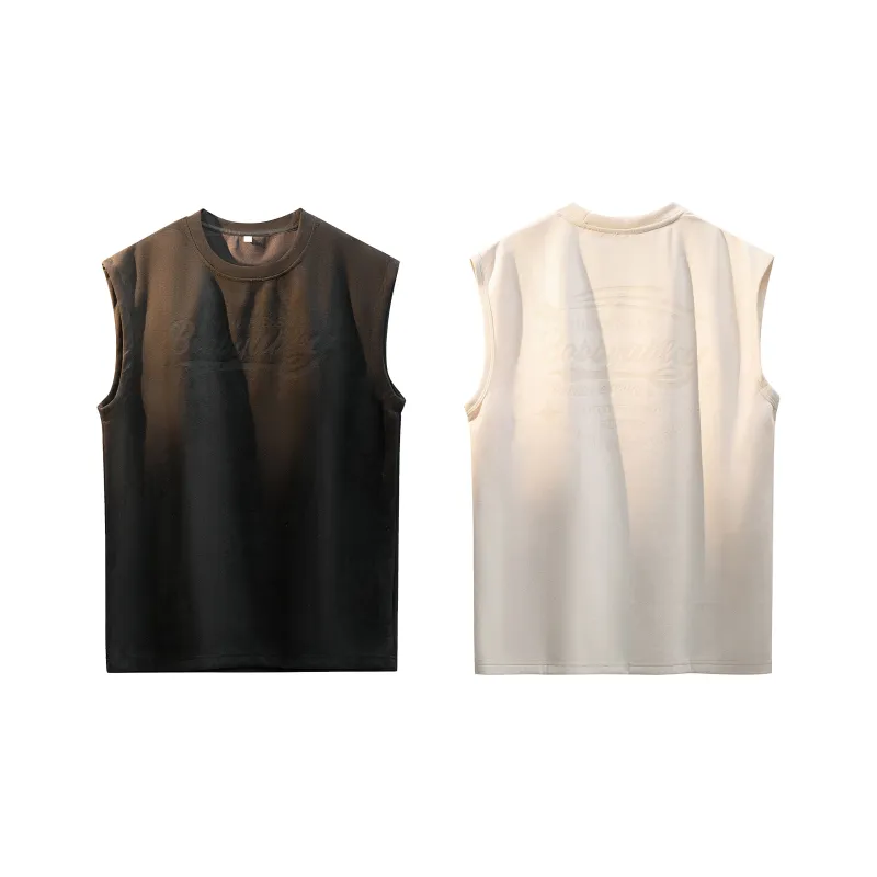 BOBBY ABLEY Versatile Loose Fit Straight Fit Letter Moisture Wicking Sleeveless Tank Top Unisex-10