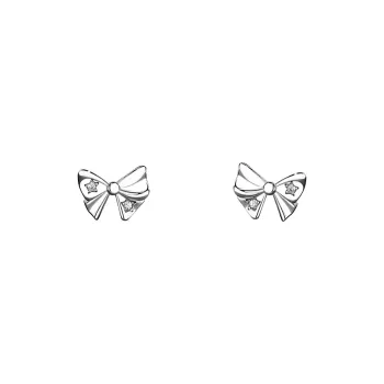 Rhymes S999 Fine Silver Stud Earrings Women's