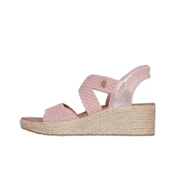 Martha Stewart x Skechers Beverlee Lux Striking Beauty Beach Sandals Women's Rose Pink