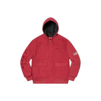 Supreme Canvas Hooded Work Jacket