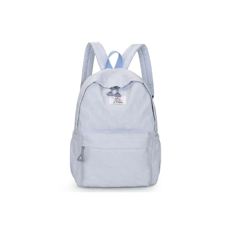 OURFUN Nylon Backpack Regular Unisex Ecru/Black/Blue/Pink/Brown-6