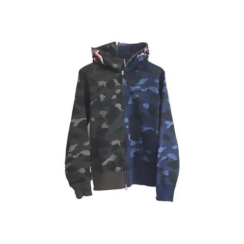 A BATHING APE Color Camo Separate Shark Full Zip Hoodie