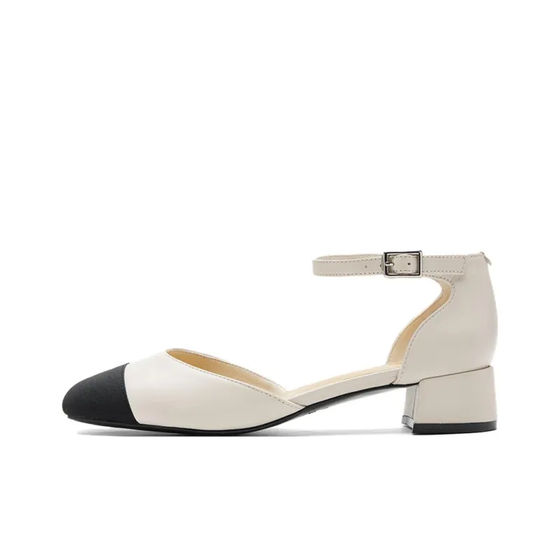 NINE WEST Chunky Heel High Heels 3cm Women's-8