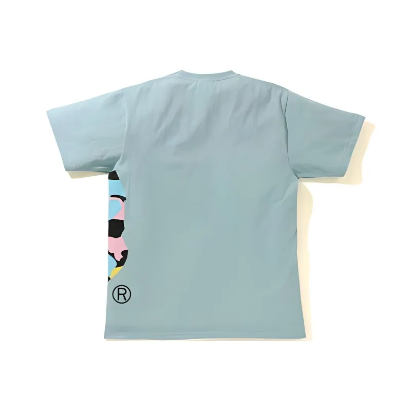 A BATHING APE New Multi Camo Side Big Ape Head Tee-6
