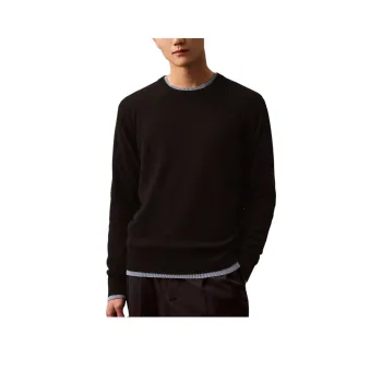 CALVIN KLEIN Cashmere Sweater Europe Version Men's Black