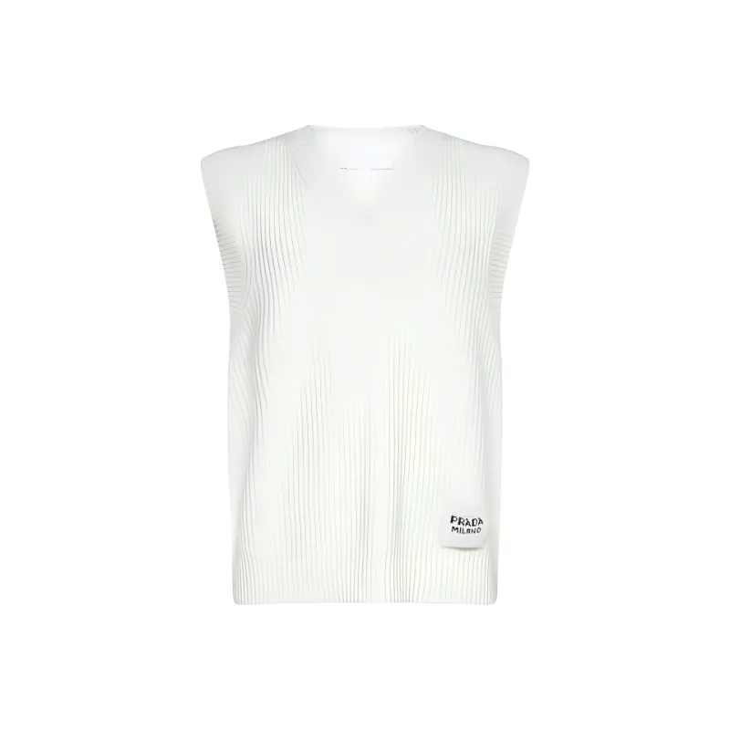 PRADA Tank Tops Men White-0
