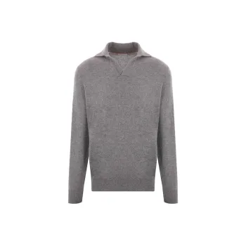 Brunello Cucinelli Knitted Polo Shirt