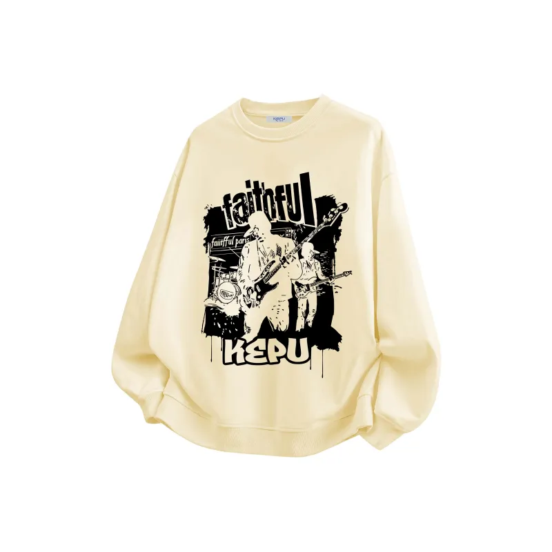 Kepu Fleece Lined Hoodies & Sweatshirts Unisex-27