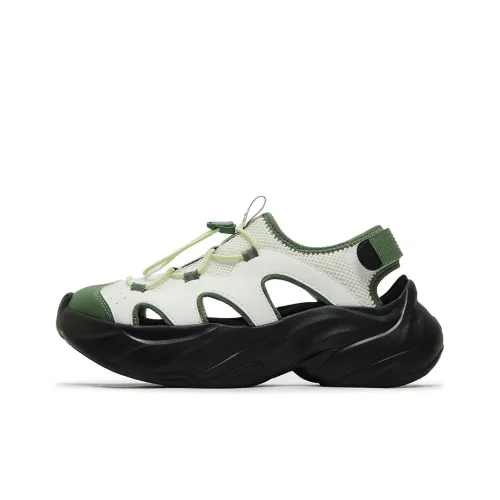 361° Anti Slip Wear Resistant River Trekking Shoes Women's White Green