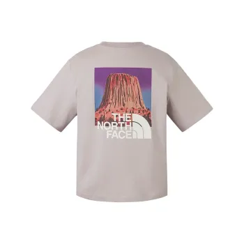 THE NORTH FACE Drop Shoulder Sleeve T Shirt Women's 1OA/Moon Shadow Gray