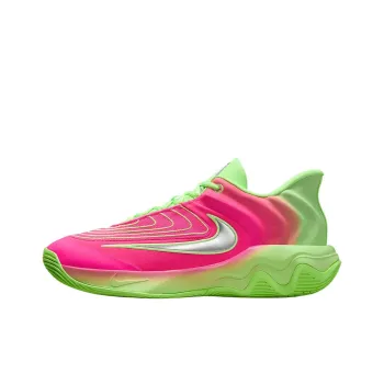 Nike Giannis Immortality 4 Low Top Basketball Shoes Men's Explosion Green Yellow