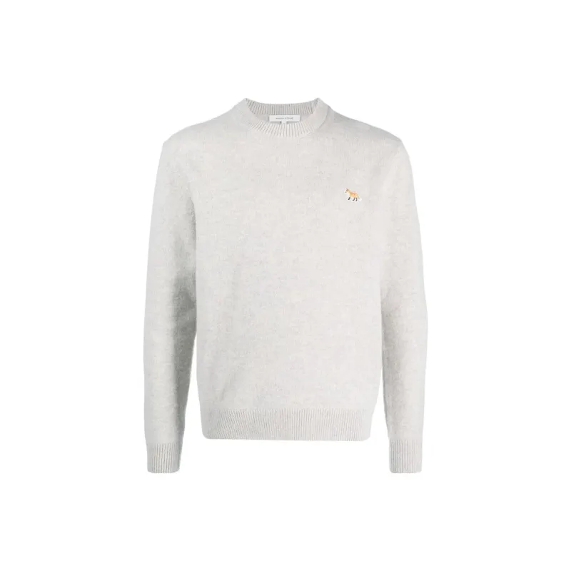 Maison Kitsuné Fox Patch Knitted Jumper-0