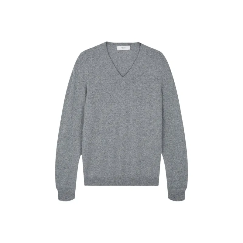 PRINGLE OF SCOTLAND SS24 Cashmere Sweater Men's Gray-0
