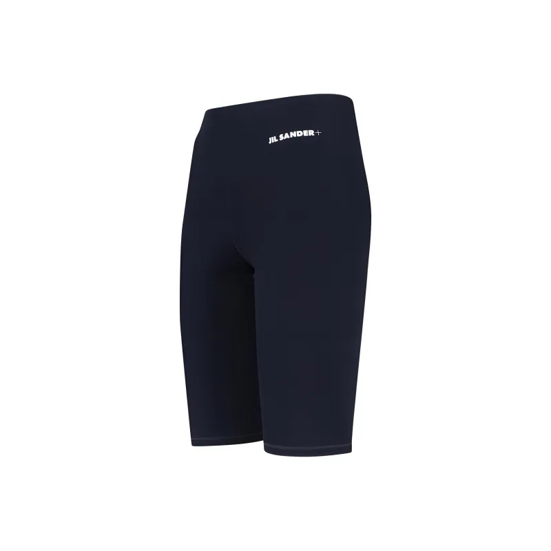 JIL SANDER + Logo Printed Biker Shorts-2