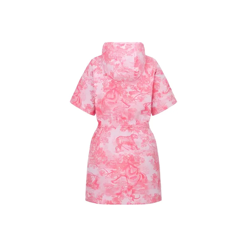 DIOR Robe Courte À Capuche Dioriviera Short-Sleeved Dresses Women's Pink-1