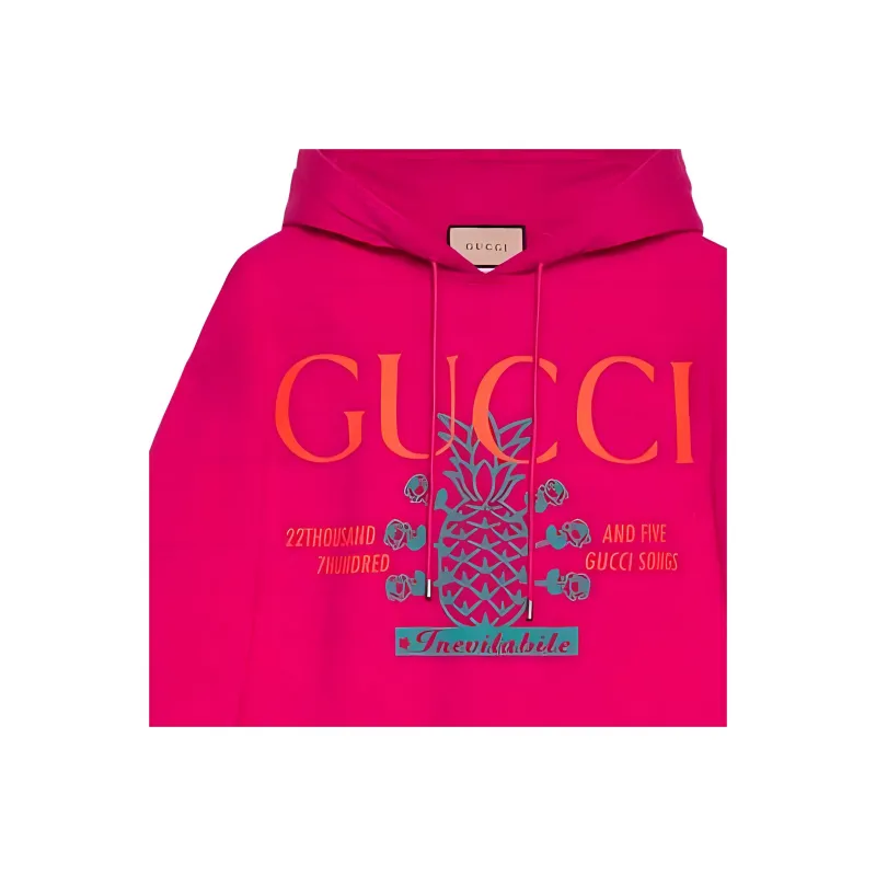 GUCCI Sweatshirts Men Fuchsia-2