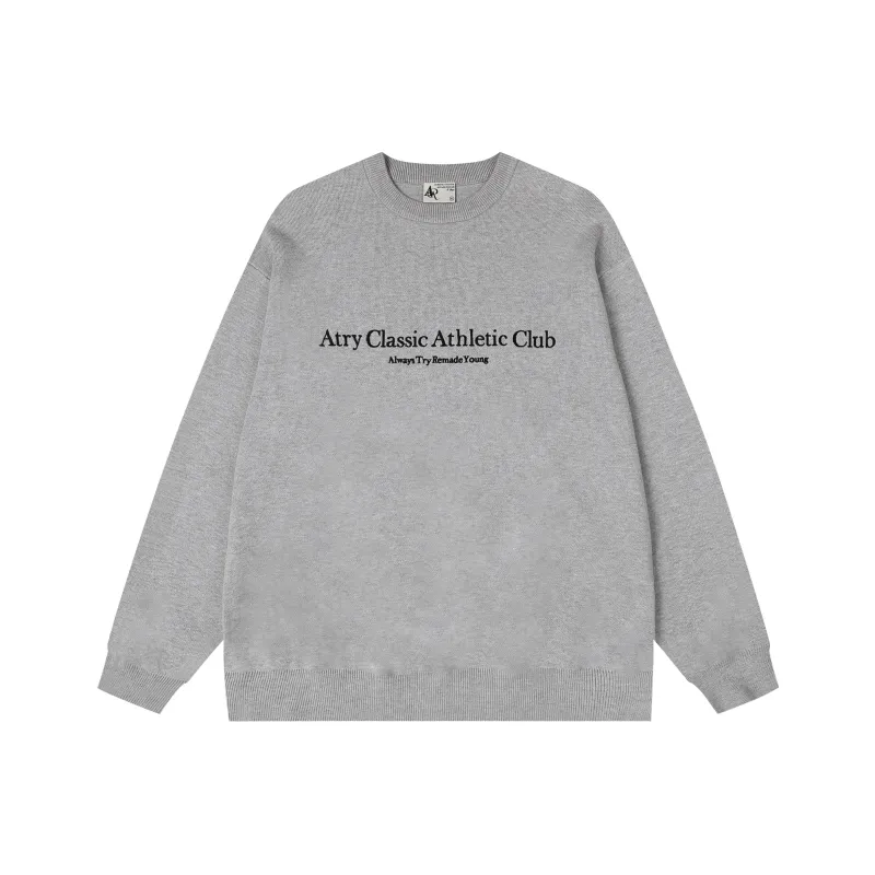 Atry Alphabet Slogan Series Knitwear Unisex-5