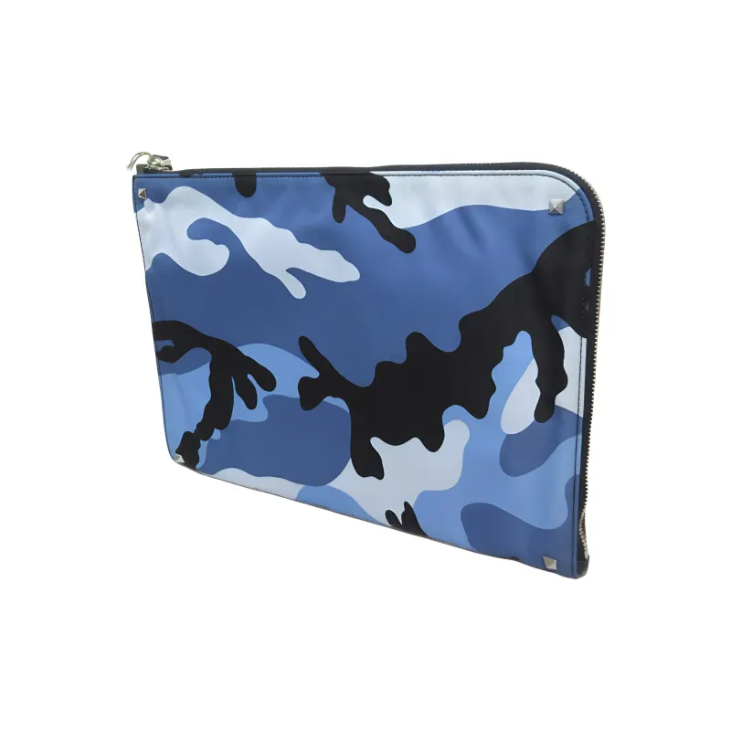 Valentino Nylon Clutch Regular Men's Camouflage-1