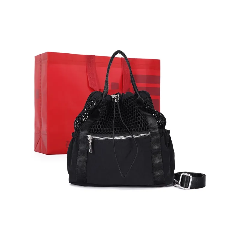 Dubaolu Fabric Handbag Regular Women's Apricot/Black-7