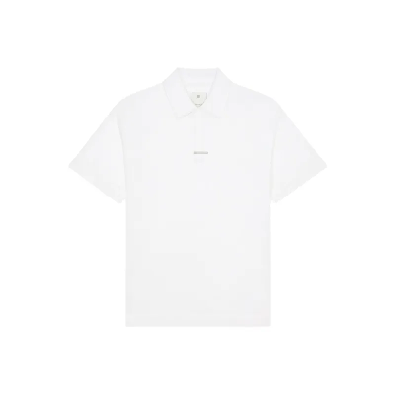 Givenchy Metal Clip Short Sleeved Polo Shirt-0