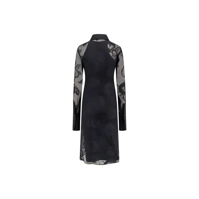 SportMax Canosa Buttoned Long Sleeved Shirt Dress-1