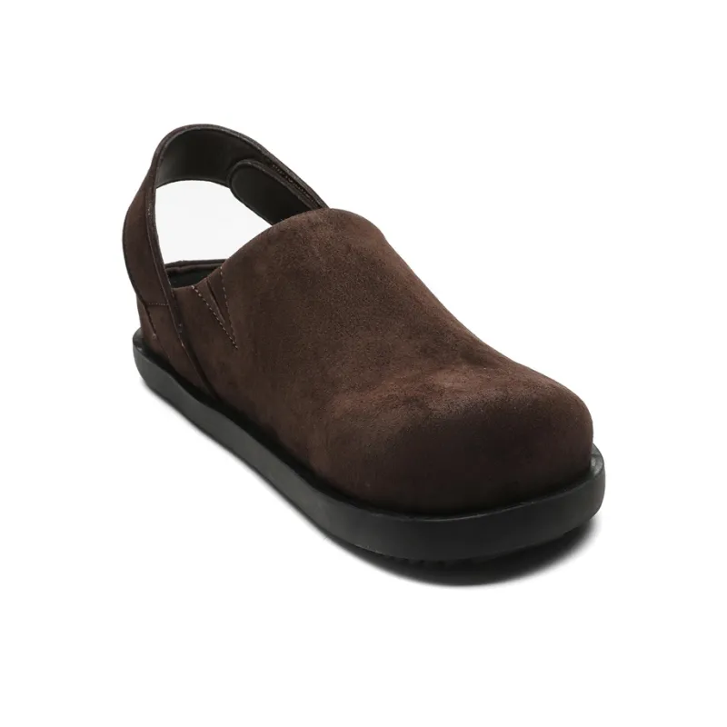 Rummaden Rubber Sole Stitching Abrasion Resistant Slip Resistant Closed Toe Slippers Unisex Black-8