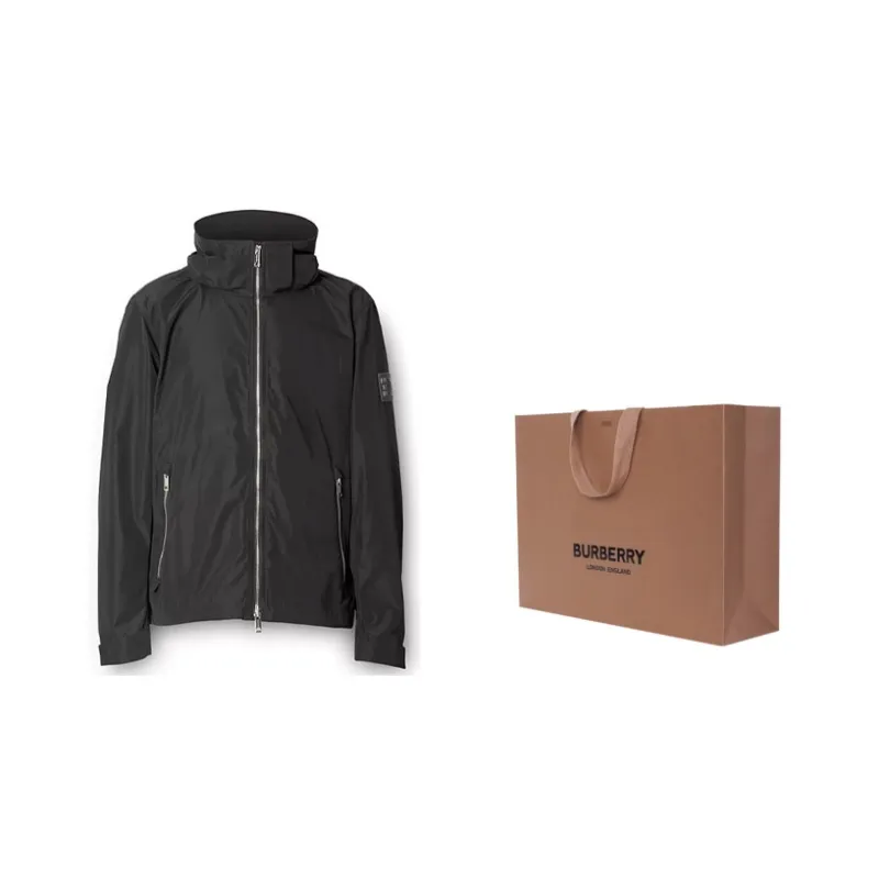 Burberry Packaway Hood Shape Memory Taffeta Jacket-6
