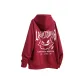 Burgundy Thickened and Fleece-Lined