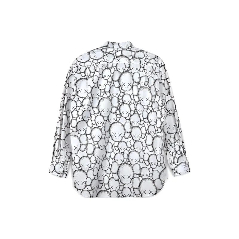 Kaws X CDG Shirts Unisex White-1