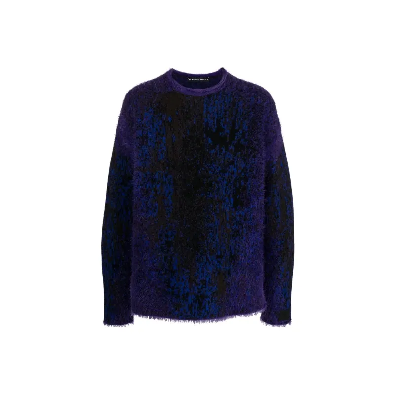 Y/Project Sweaters Unisex Dark Purple-0
