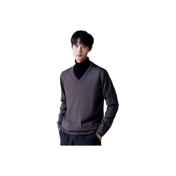 Sweaters Men Warm Stone Gray