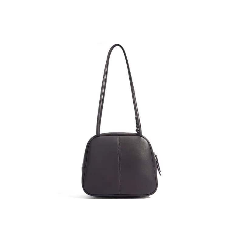 CLEVER& KETCH Cow Leather Shoulder Bag Women's Coffee/Light Blue/Apricot/Matcha Green/Caramel-3