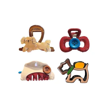 VIVIWELL Plastic Hair Clips Women's