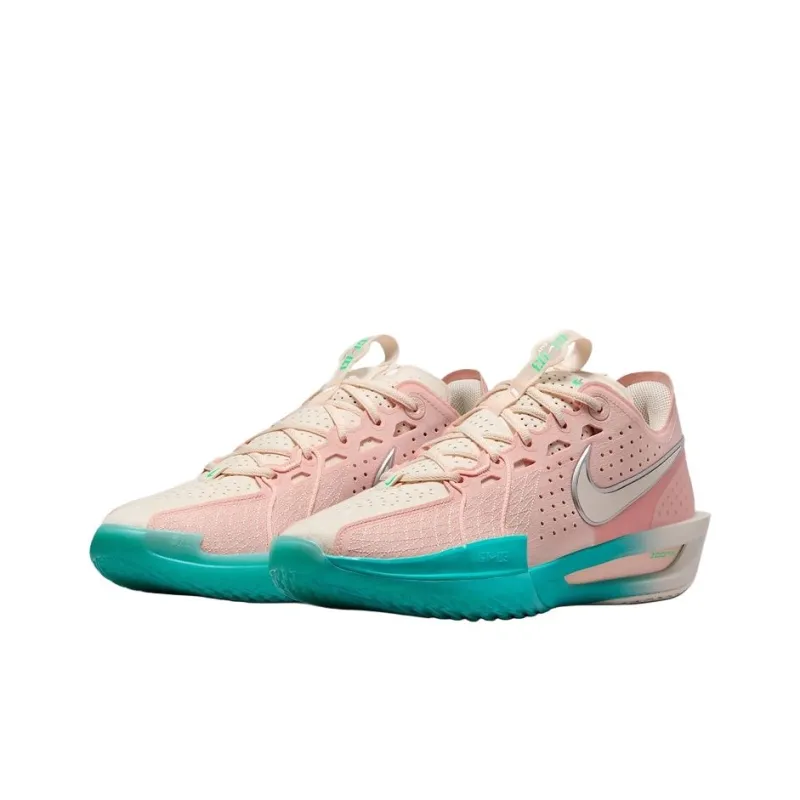 Nike G.T. Cut 3 Anti Slip Wear Resistant Low Top Basketball Shoes Men's Pink Blue-1