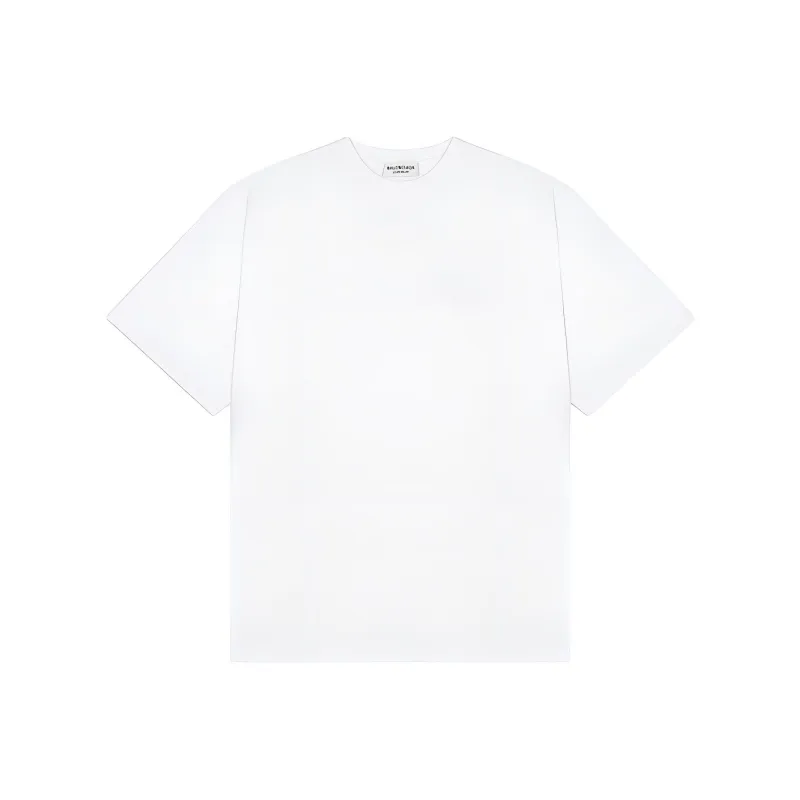 Balenciaga T Shirt Regular Fit Men's White-0