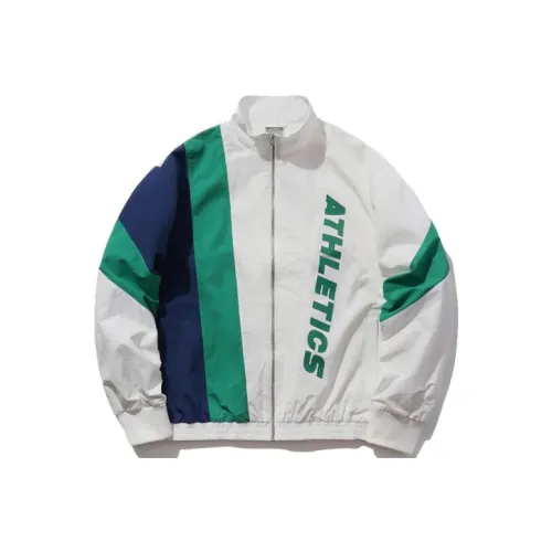 LiNing Jacket Unisex Milky White Green Multicolor