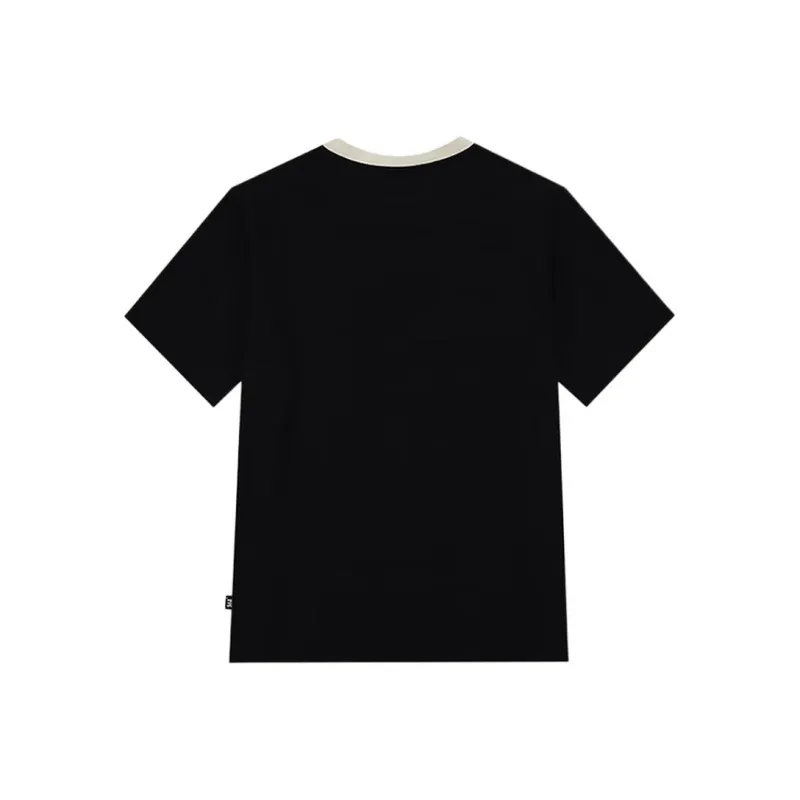 361° T Shirt Unisex Super Black/Cream White-1