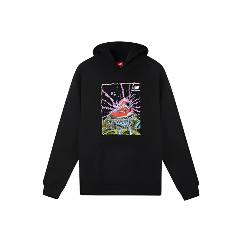 New Balance Sweatshirts Unisex Black-0