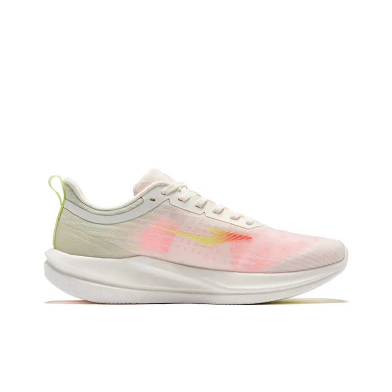 Erke Water Float 6MAX Durable Breathable Low Top Casual Running Shoes Men's White Pink Green-1