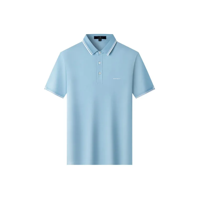 Montagut Business Collection SS24 Polo Shirt Men's Sky Blue-0
