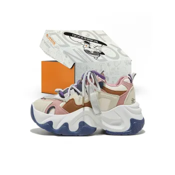 ROBINHOOD Wear resistant, Lightweight, Breathable, And Non slip. Low Top Chunky Sneakers Women's