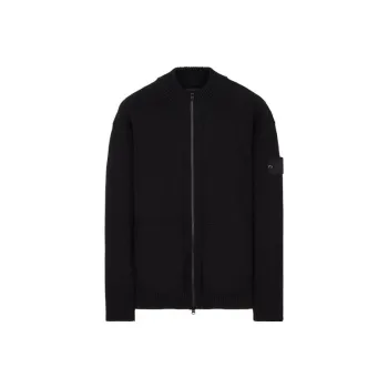 STONE ISLAND Logo patch Virgin Wool Roll neck Jumper